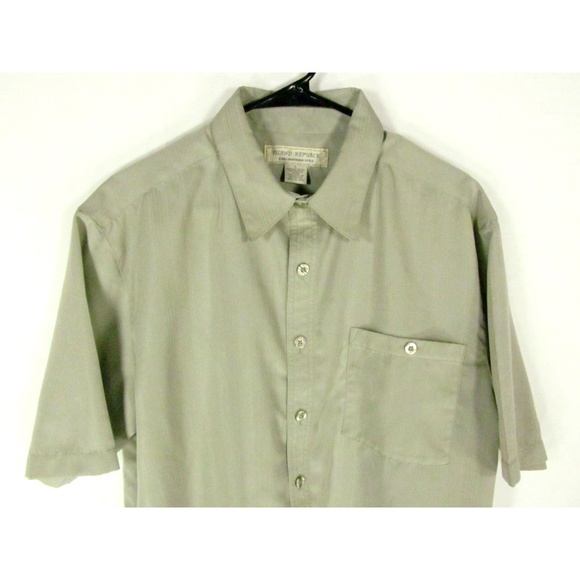 Island Republic Men's Shirt Size L Short Sleeves - Picture 3 of 6